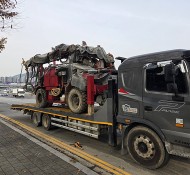5톤셀프로더,견인