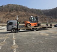 지게차 운반 운송 탁송 전문 전국미니추레라조합!